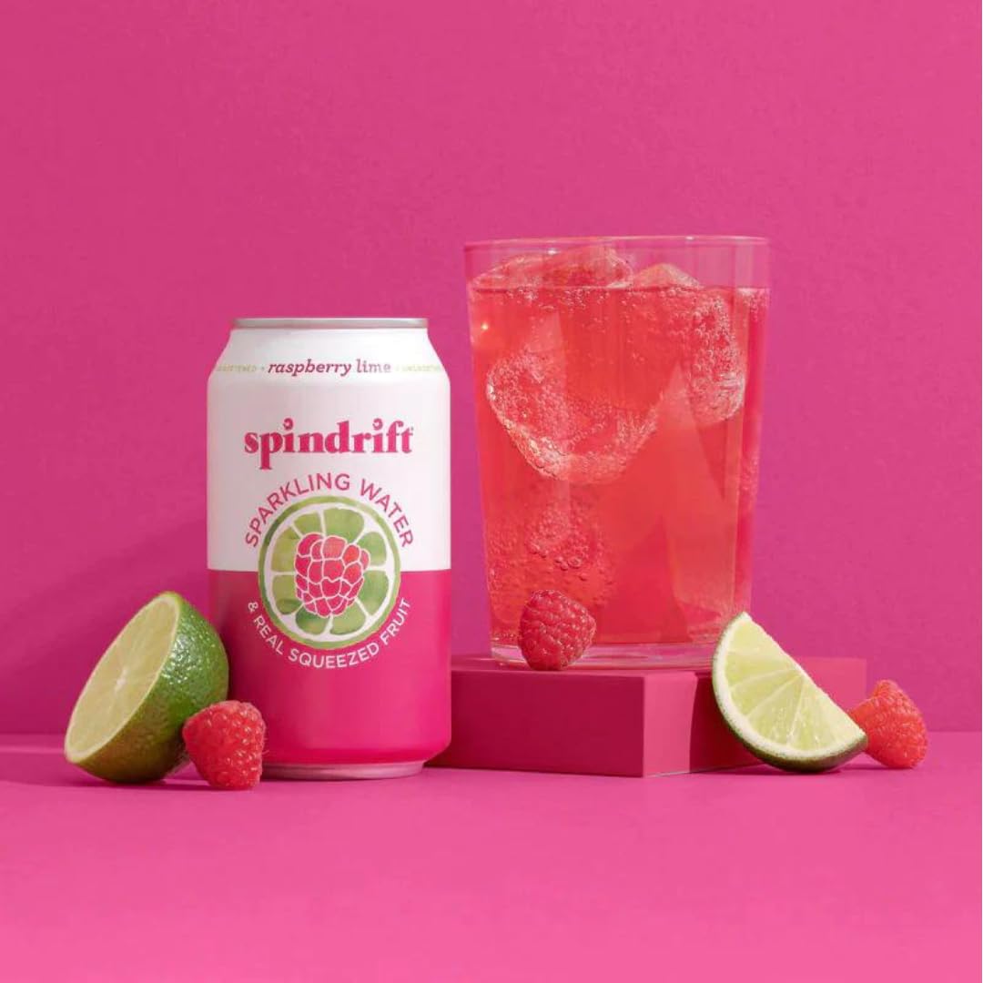 Generic Spindriift Sparkling Flavored Water Variety Pack, Made With Real Squeezed Fruit, 12 Fl Oz Cans (12 - Count)