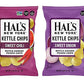 Hal's New York Kettle Cooked Potato Chips, Gluten Free, 2oz (Sweet Variety, Pack of 12)