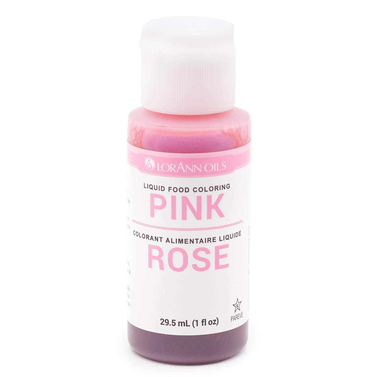 Lorann Pink Liquid Food Color, 1 Ounce Bottle