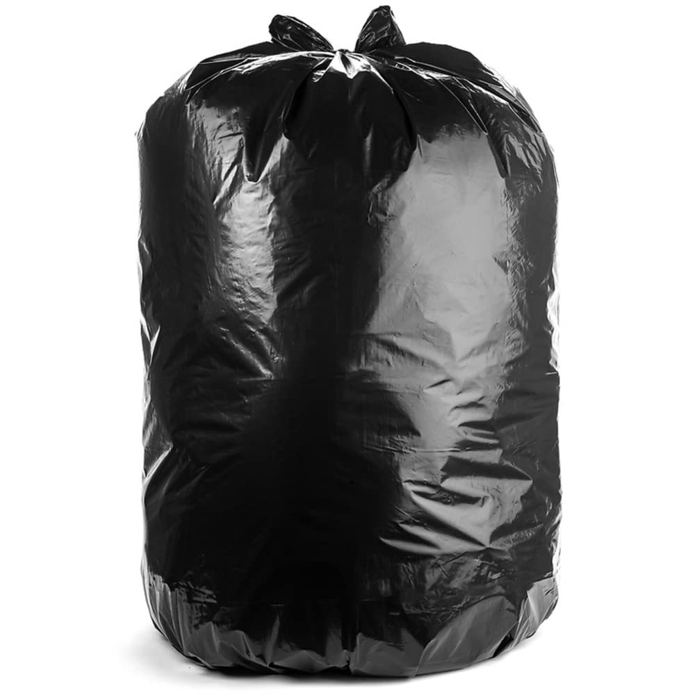 Ultrasac Heavy Duty 55 Gallon Contractor Bags - (40 Count, 3 Mil) - 38'' X 58'' - Large Black Plastic Trash Can Liners - 55-60 G
