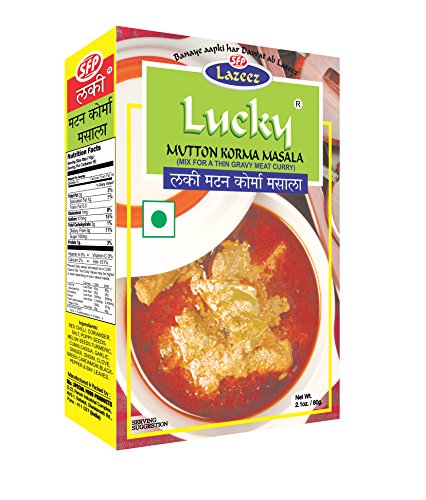 Lucky Mutton Korma Masala 60G. [Pack Of 2]