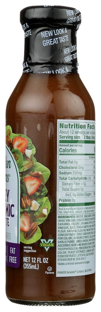 Walden Farms Honey Balsamic Vinaigrette Salad Dressing 12Oz 6-Pack
