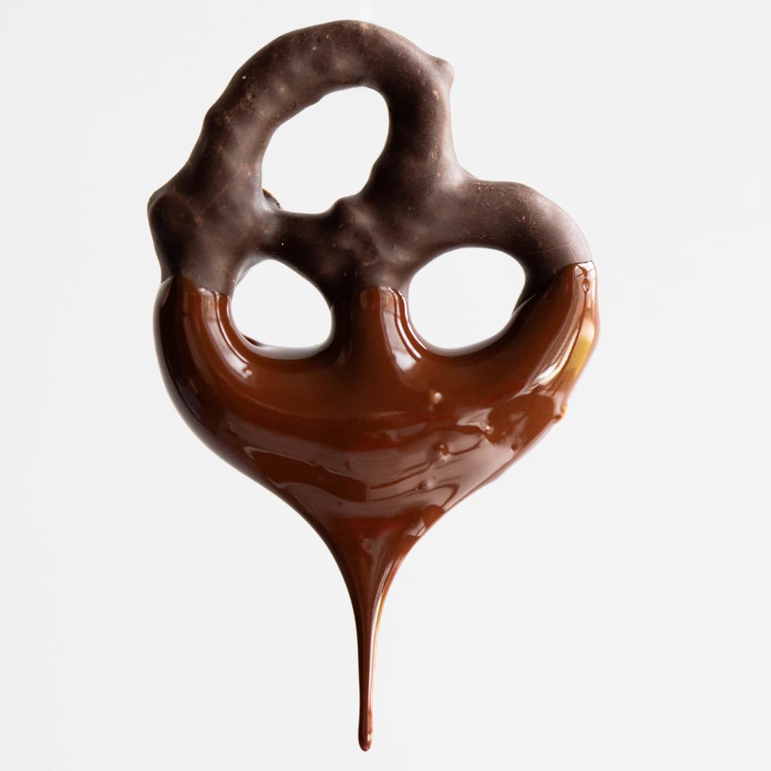 JOJOs Dark Chocolate Covered Pretzels, Gluten Free, Healthy Snack, Low Sugar, Low Carb, Non GMO, Paleo & Keto Friendly, Made wi
