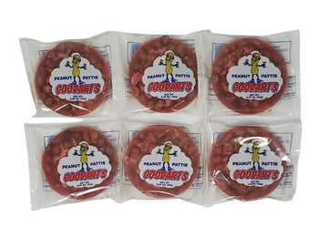 Goodart's Peanut Pattie - 6 Pack (Crunchy Peanut Brittle Candy)