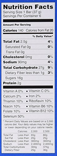 Trader Joe'S Blueberry Cereal Bars 6 Ct (Pack Of 2)