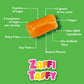 Zaffi Taffy Orange Cream - Indulge In The Creamy Citrus Flavor Of Orange Cream Zaffi Taffy, 5Oz Bag