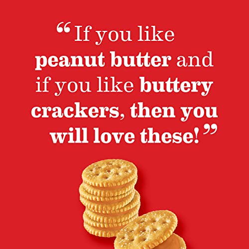 Ritz Peanut Butter Sandwich Crackers, 112 Snack Packs (14 Boxes, 6 Crackers Per Pack)