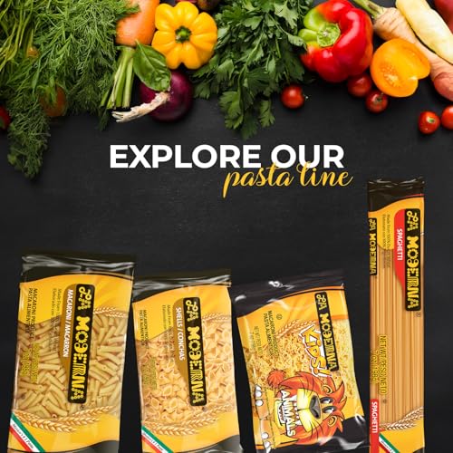 LA MODERNA, Elbow Codos Pasta, 7 oz (Pack of 20) | Enriched Durum Wheat Semolina | Kosher, Non-GMO, Iron and Vitamin-Fortified |