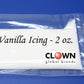 Clown Global Brands Vanilla Icing | 198Ct - 2Oz Packets Per Case | Tear Open Built In Spout | Gluten Free | Vegan | Perfect For