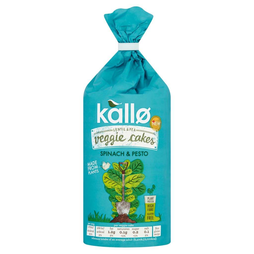 Kallo spinach & pesto 122g