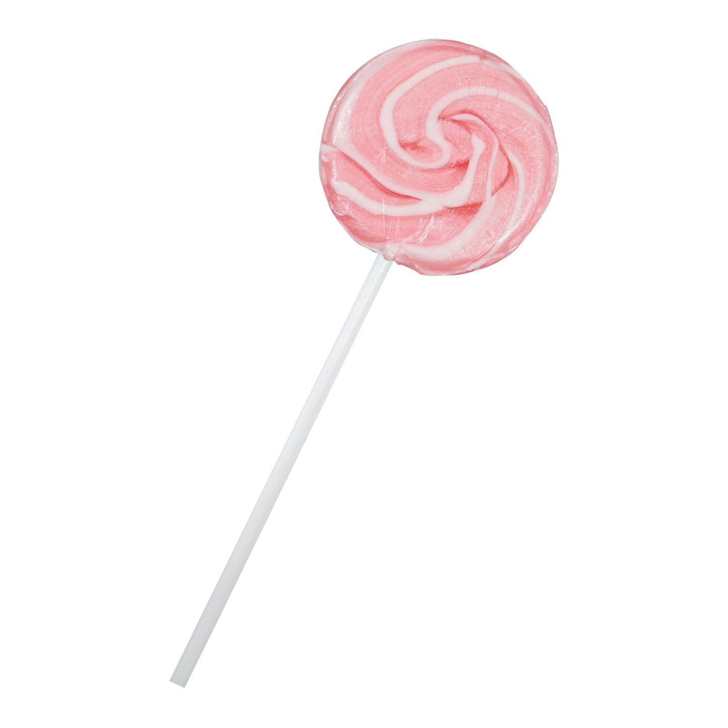 Pink Lollipops, 24 Pack, Pink Swirl Lollipops Individually Wrapped, Pink Lollipop Suckers Bulk, The Hampton Popcorn & Candy Comp
