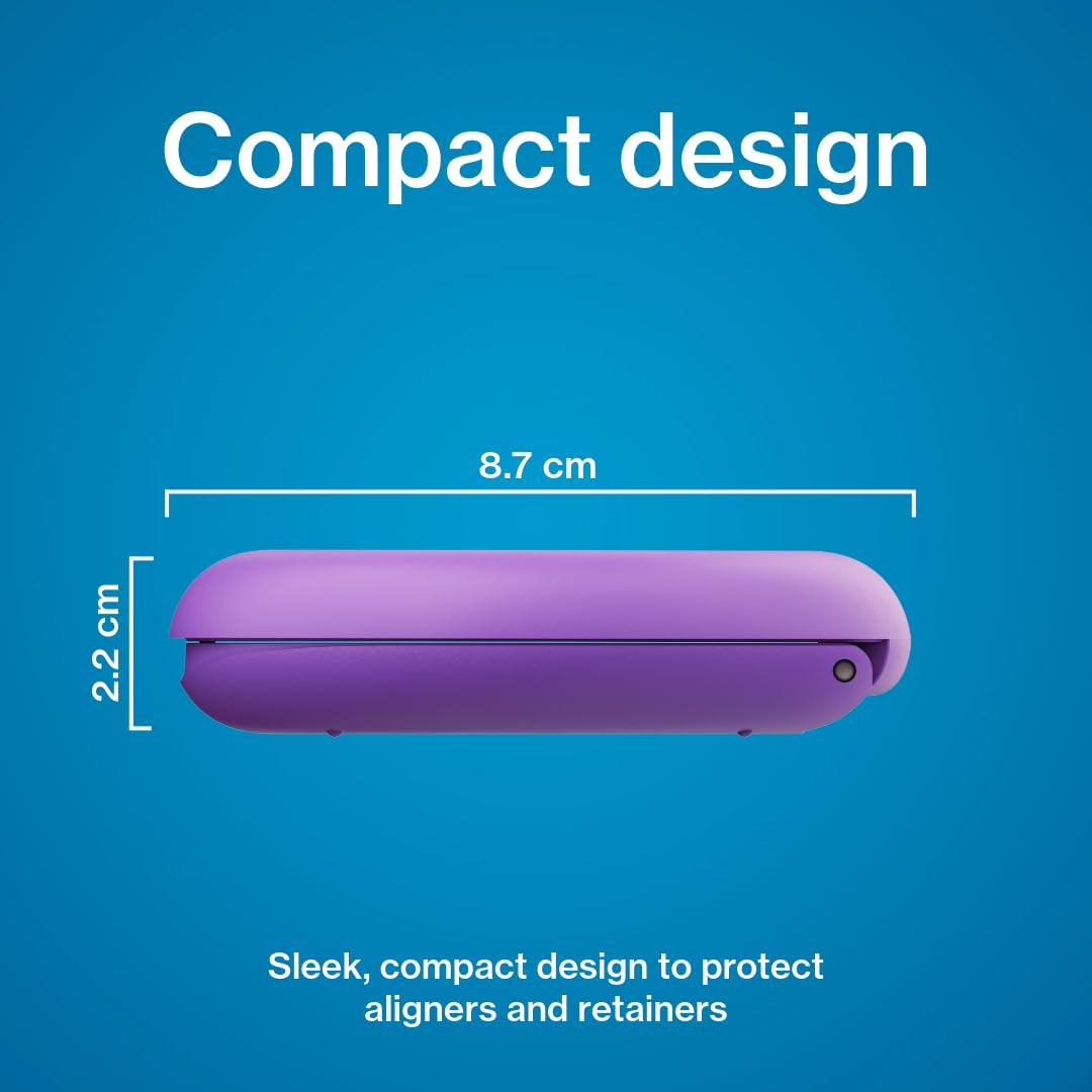 Invisalign Aligner And Retainer Case (Purple)