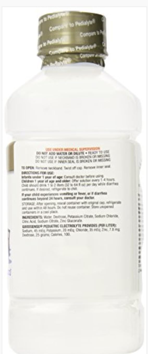 Goodsense Electrolyte Solution, Pediatric Oral Electrolyte Quickly Replenishes Fluids, Zinc, And Electrolytes Lost During Diarrh