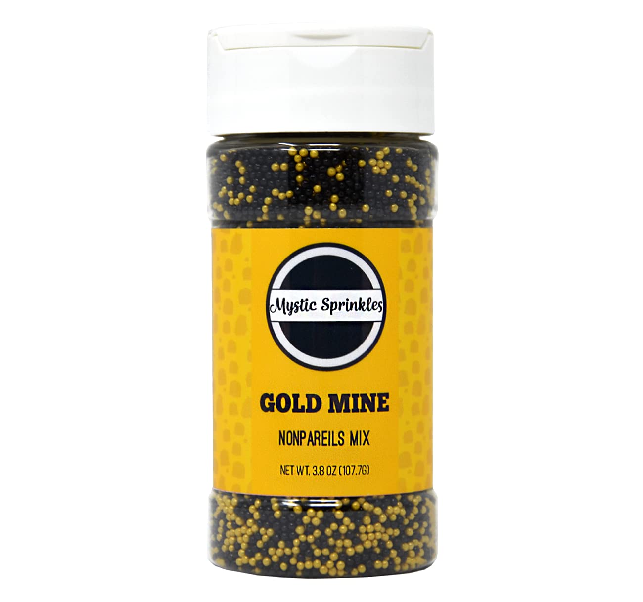 Mystic Sprinkles Nonpareil Sprinkle Mixes (Gold Mine Nonpareils Mix 3.8Oz)