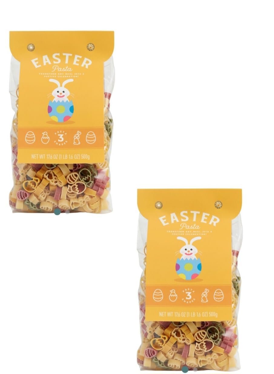 Generic Easter Bunny Egg and Chick Pasta Fun Shaped Holiday Pasta 2lb