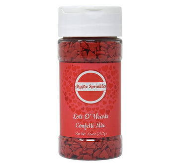 Mystic Sprinkles Valentine'S Day Sprinkle Mixes (Lots O' Hearts Confetti 2.6Oz)