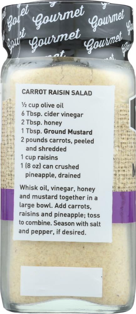 The Spice Hunter Ground Yellow Mustard, 1.6-Ounce Jar (Pack of 6)