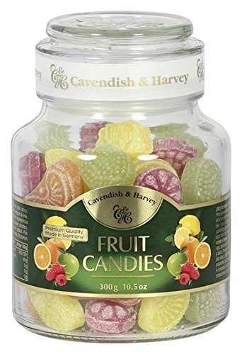 Cavendish & Harvey Candy Fruit In Jar (Qty. 2 10.5 Oz Jars)