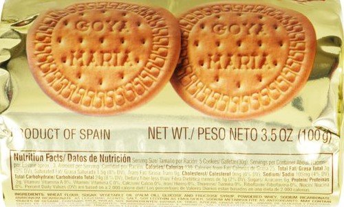 Goya Foods Maria Cookies, 3.5 Ounce (Pack Of 32) 00034133