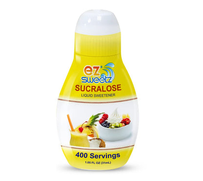 EZ-Sweetz (2 Pack 1.05oz - Liquid Sweetener 400 Servings/Bottle)