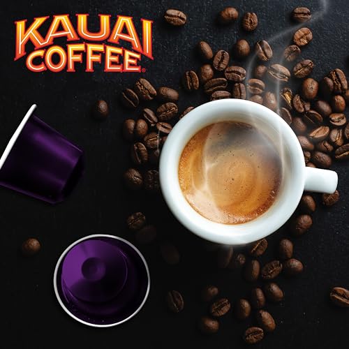 Kauai Coffee Espresso Pods for Nespresso Original – Medium Roast, Floral Notes, 10 Count