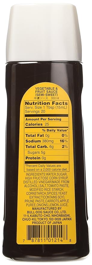 Bull-Dog Chuno Semi-Sweet Sauce, 10.1 Fl. Oz., 3 Bottles