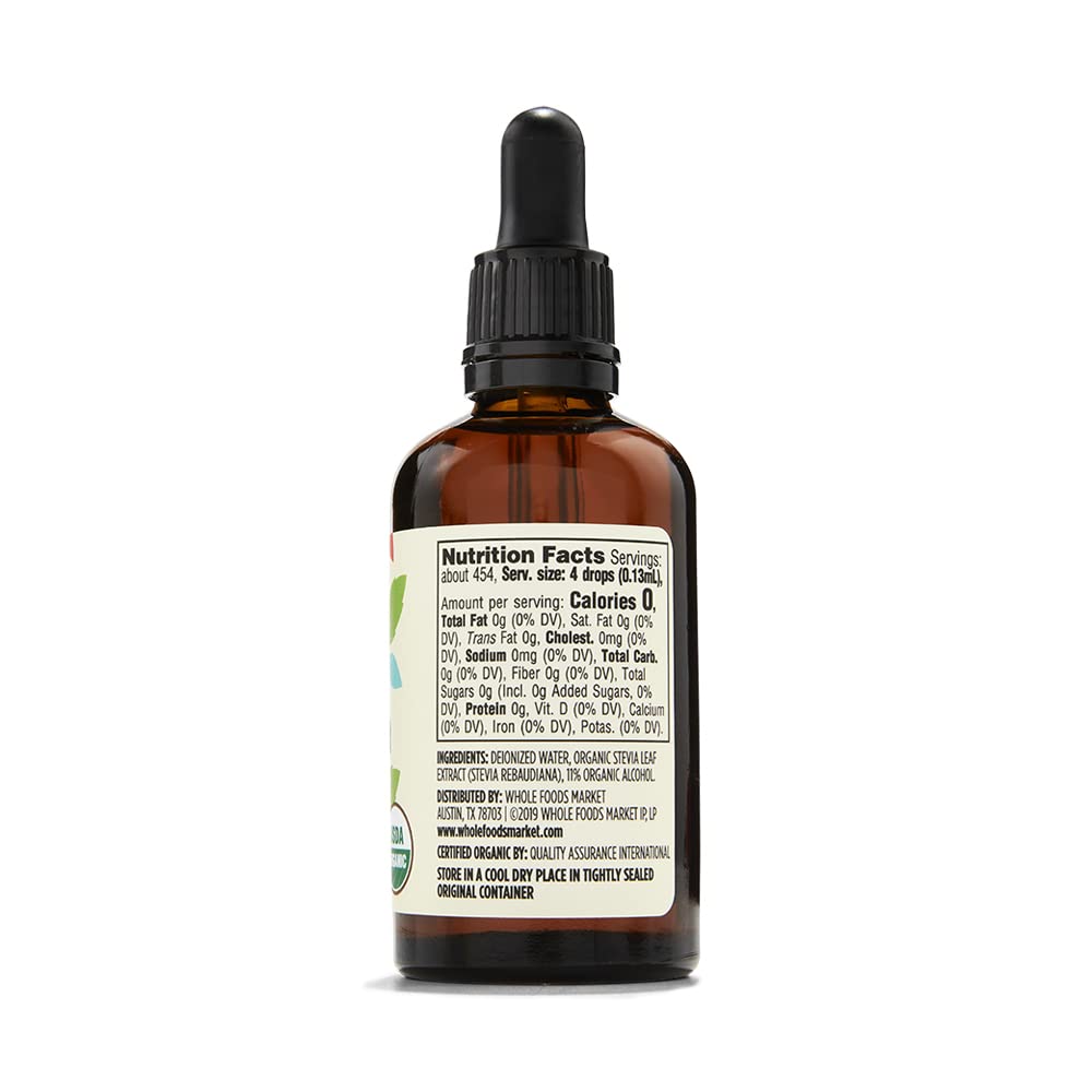 365 by Whole Foods Market  Organic Stevia Liquid ExtraCount  2 Fl Oz