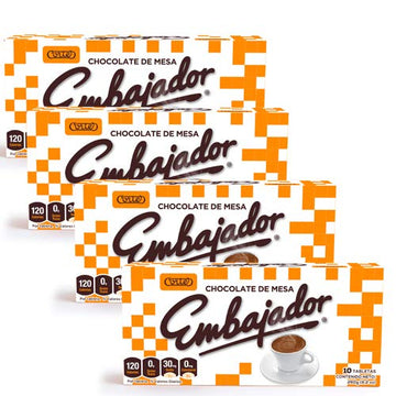 EMBAJADOR Sweet Baking Chocolate - 36.8 Ounce Pack - Chocolate de Mesa Embajador from Republica Dominicana
