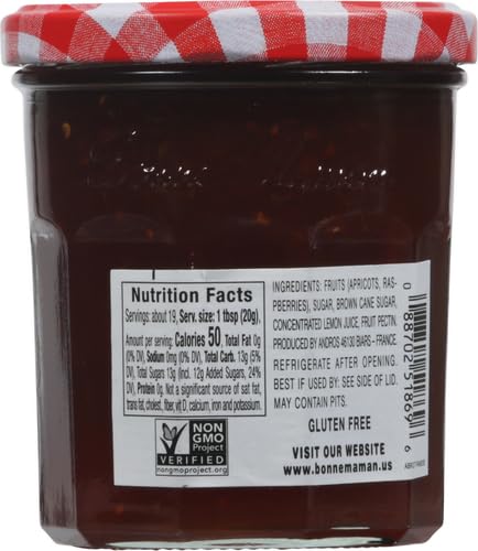 Bonne Maman Apricot Raspberry Preserves, 13 Oz