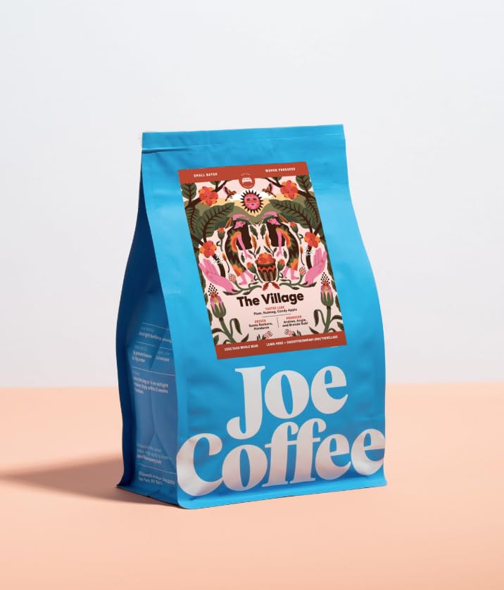Joe Coffee Company - The Village Whole Bean Specialty Coffee, 12 Oz Bag | Women-Produced, Nyc Roaster, Rainforest Alliance Certi