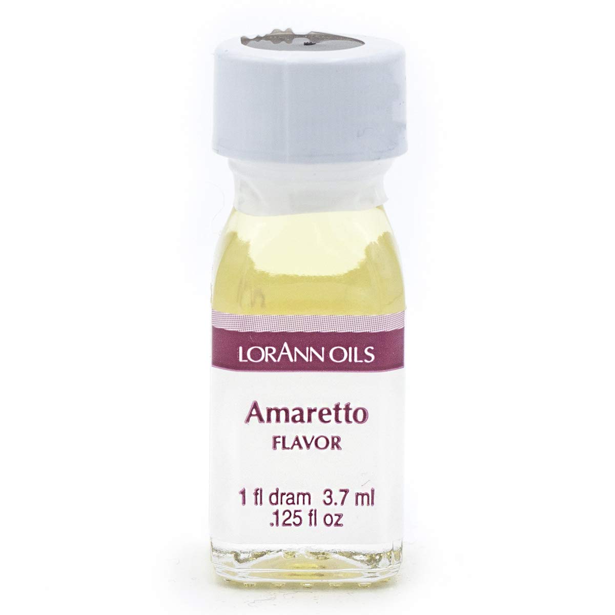 Lorann Amaretto Ss Flavor, 1 Dram Bottle (.0125 Fl Oz - 3.7Ml - 1 Teaspoon) - 2 Pack