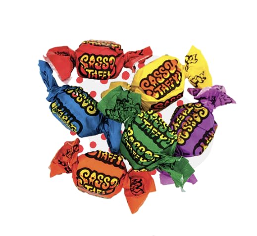 Taffy Town - Salt Water Taffy, Individually Wrapped, Old Fashioned, Soft & Chewy Candy, Sassy, Nut-Free, Gluten-Free, 12 Oz