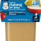 Gerber Baby Food Apple Strawberry Banana, 4 Oz, 2 Ct Tubs