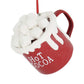 Hot Cocoa Cup With Marshmallows Ornament For Christmas