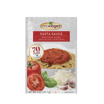 Mrs. Wages Pasta Sauce Tomato Mix, 12 Count, Plastic, Model PRTAZ11A