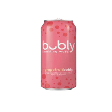 Bubly Grapefruit Flavored Sparkling Water 12 fl oz Aluminum Can 16 Pack