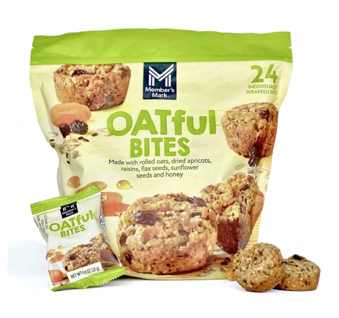 Members Mark Oatful Bites, 24 Individually Wrapped Rolled Oat Treats