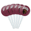 University of Montana Primary Logo Cupcake Picks Toppers Decoration Set of 6