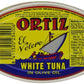 Ortiz White Tuna in Olive Oil, Fresh Tender Slices, Spanish Wild Caught Tuna, High in Protein and Omega 3 Fats, Excellent in Sal