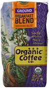 The Organic Coffee Co. Ground, Breakfast Blend, 12 Ounce