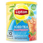 Lipton, Sweetened Instant Tea, Wild Raspberry, 23.6Oz Canister (Pack Of 2)