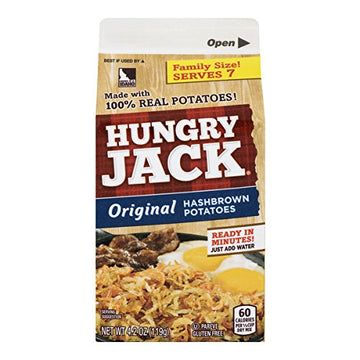 Hungry Jack Gluten Free Hash Browns, Original, 8 Count