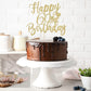 Yuinyo 60Th Handmade Glitter Happy Birthday Cake Topper, Cheers To 60Th Birthday Cake Bunting Decor,Birthday Party Decoration Su