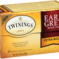 Twinings Earl Grey Extra Bold Individually Wrapped Black Tea Bags, 20 Count Pack Of 6, Caffeinated, Flavoured With Citrus And Bergamot