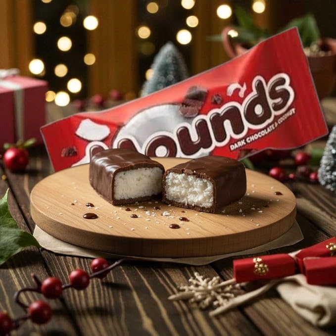 Decadent Coconut And Dark Chocolate Candy Bars-1.5 Lbs Individually Wrapped Creamy Coconut Enveloped In A Dark Chocolate Shell-Perfect For Snacks, Parties And Gifts(24 Oz)