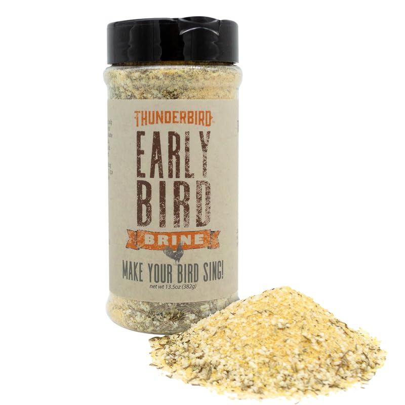 Lane's Thunderbird Early Bird Turkey Brine Mix, All-Natural Chicken Brine Seasoning for Marinating Meat & Chicken Brine Mix & Tu