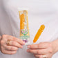 Eupherbia Saffron Rock Candy Sticks, 25 Pack, Pure Crystalline Elegance, Handcrafted Sweetness, Sugar Rock Candy (Nabat) Infused