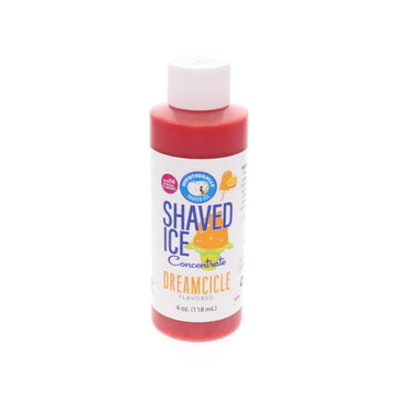 Hypothermias Shaved Ice and Snow Cone Syrup Unsweetened Flavor Concentrate - 4 Fl Oz - Makes 1 Gallon of Ready to Use Syrup - Dr