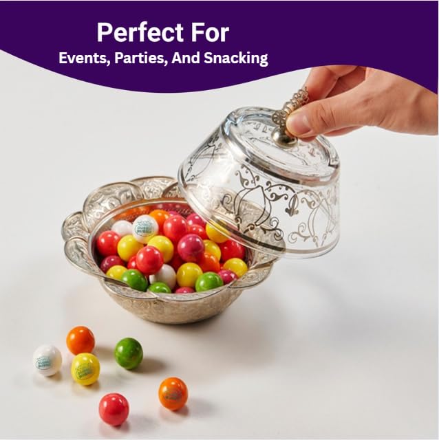 Gumballs 1 Inch - 2 Pound Bag - Gum Balls For Gumball Machine - Gumballs Bulk - Gum Ball Machine Refill - Assorted Fruit Flavor - Bubble Gum