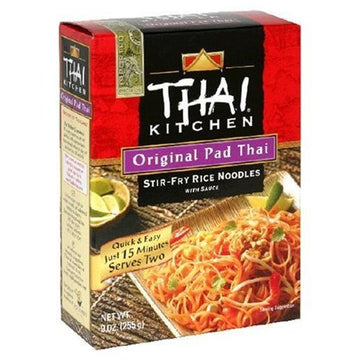 Thai Kitchen Pad Thai Stir-Fry Noodles with Sauce, 9-Ounce Unit, Pack of 12, Model 092637